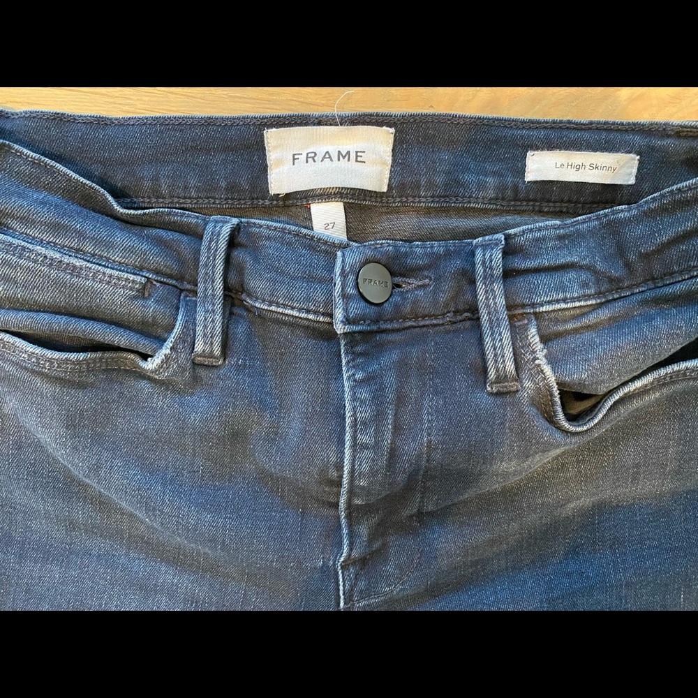 Womens Frame Le High Skinny Jeans